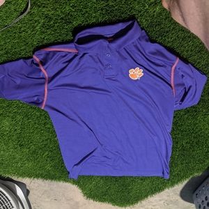 JA Clemson Tigers Embroided Polo Shirt Size 2XL